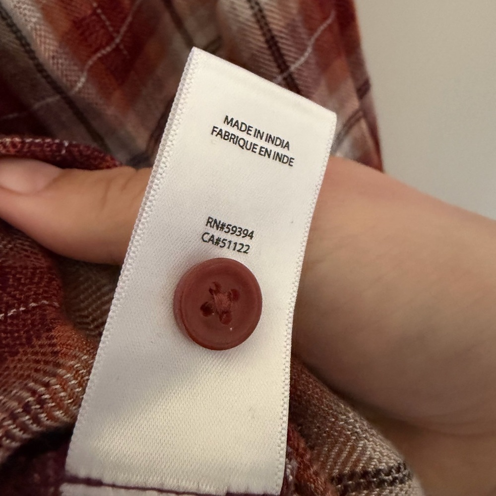 beachlunchlounge Plaid Button down Top - Picture 6 of 7